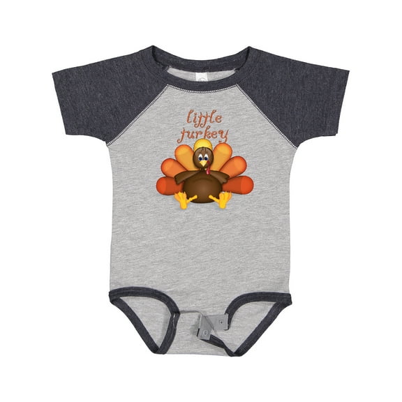 Inktastic Little Turkey Boys or Girls Baby Bodysuit