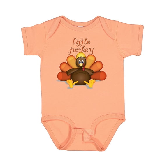 Inktastic Little Turkey Boys or Girls Baby Bodysuit