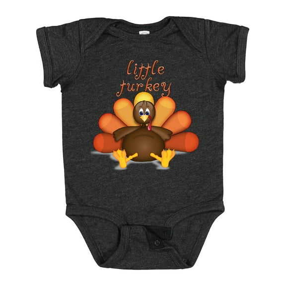 Inktastic Little Turkey Boys or Girls Baby Bodysuit