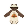 thumbnail image 1 of Inktastic Little Turkey Boys or Girls Long Sleeve Baby Bodysuit, 1 of 5