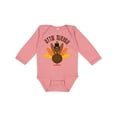 thumbnail image 1 of Inktastic Little Turkey Thanksgiving Boys or Girls Long Sleeve Baby Bodysuit, 1 of 5