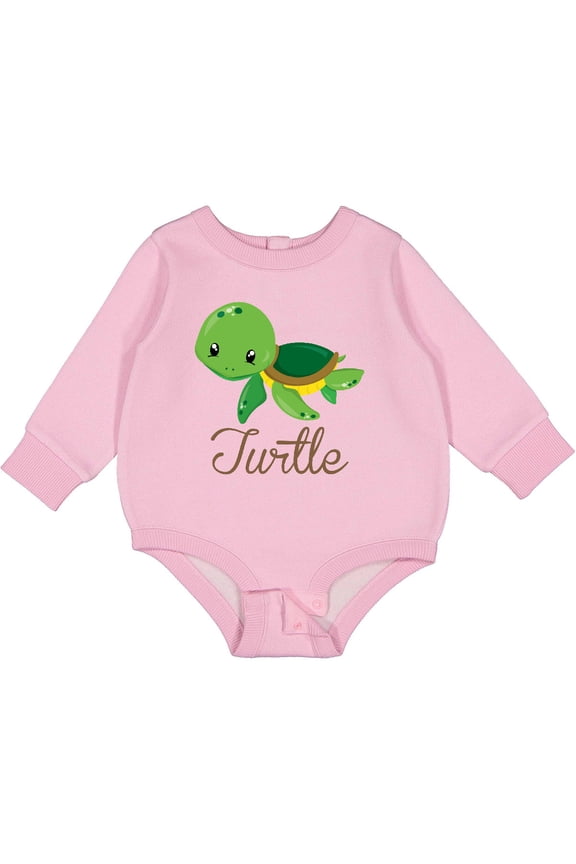 Little Turtle Baby Fleece Bodysuit