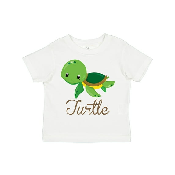 Inktastic Little Turtle Boys or Girls Toddler T-Shirt