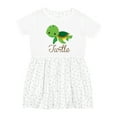 thumbnail image 1 of Inktastic Little Turtle Girls Toddler Dress, 1 of 5