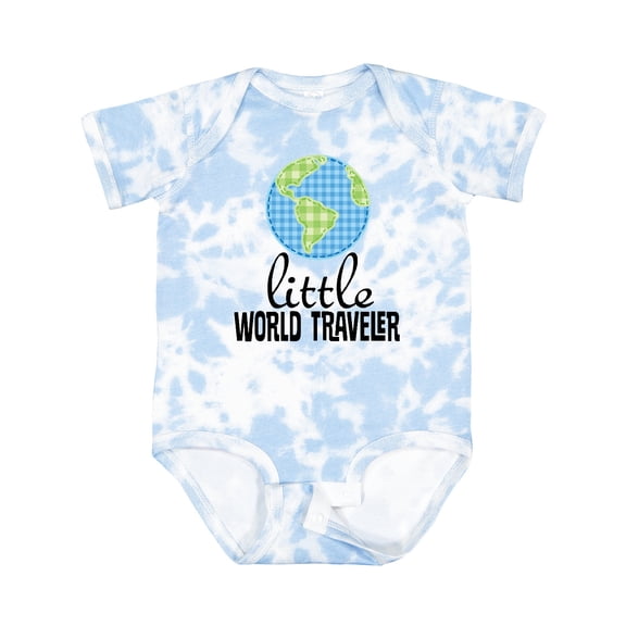 Inktastic Little World Traveler Boys or Girls Baby Bodysuit