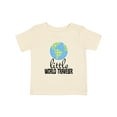 thumbnail image 1 of Inktastic Little World Traveler Boys or Girls Baby T-Shirt, 1 of 5