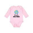 thumbnail image 1 of Inktastic Little World Traveler Boys or Girls Long Sleeve Baby Bodysuit, 1 of 5