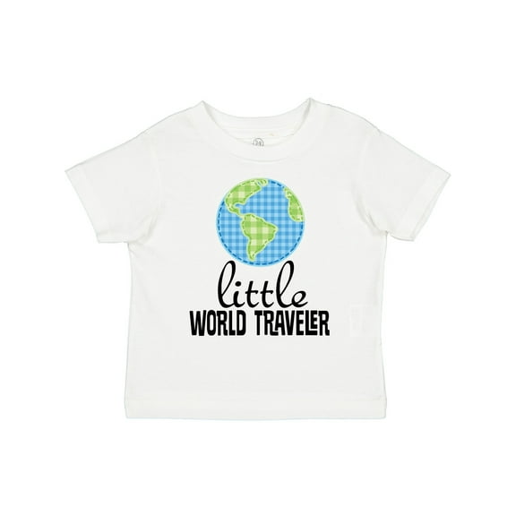 Inktastic Little World Traveler Boys or Girls Toddler T-Shirt