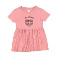 thumbnail image 1 of Inktastic Littlest Book Club Member Baby Reading Girls Baby Dress, 1 of 5