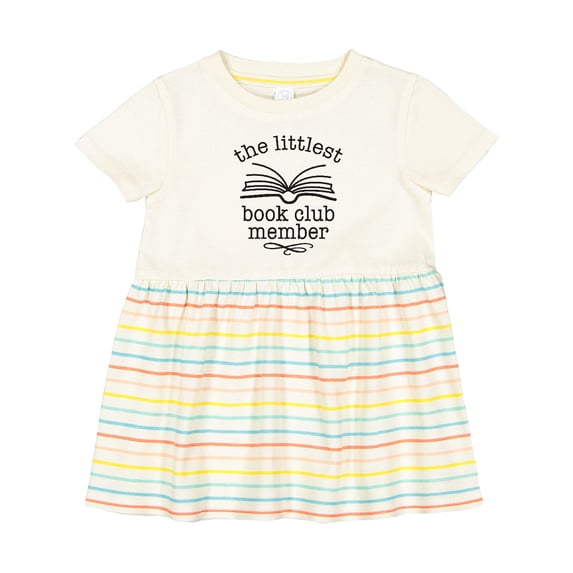 Inktastic Littlest Book Club Member Baby Reading Girls Baby Dress