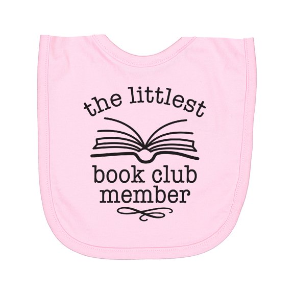 Inktastic Littlest Book Club Member Baby Reading Newborn Bib