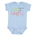 thumbnail image 1 of Inktastic Live, Laugh, Love Boys Baby Bodysuit, 1 of 5