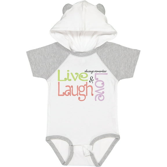 Inktastic Live, Laugh, Love Boys Baby Bodysuit
