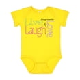thumbnail image 1 of Inktastic Live, Laugh, Love Boys Baby Bodysuit, 1 of 5