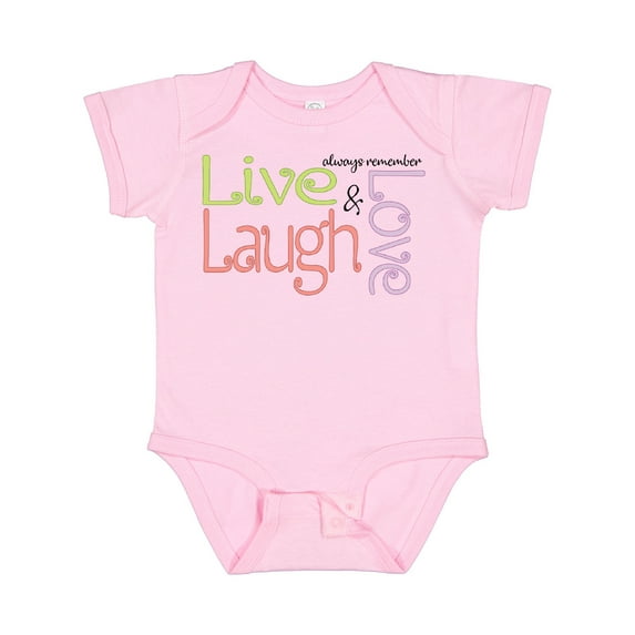 Inktastic Live, Laugh, Love Boys Baby Bodysuit