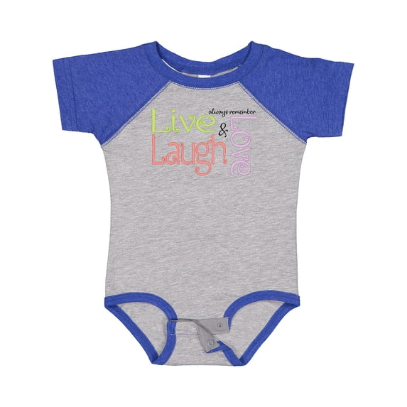 Inktastic Live, Laugh, Love Boys Baby Bodysuit