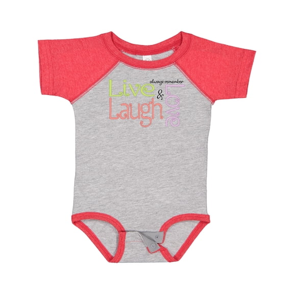 Inktastic Live, Laugh, Love Boys Baby Bodysuit
