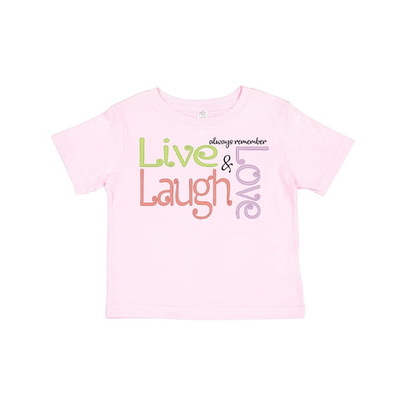 Inktastic Live, Laugh, Love Boys Toddler T-Shirt