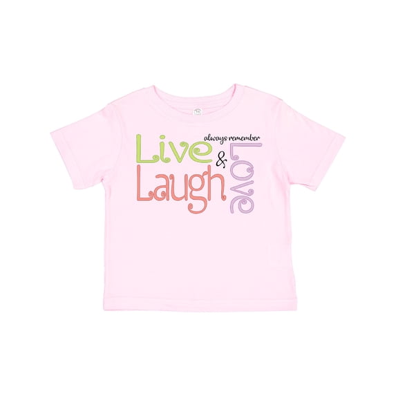 Inktastic Live, Laugh, Love Boys Toddler T-Shirt