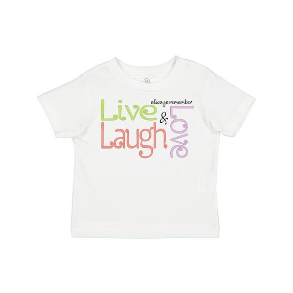 Inktastic Live, Laugh, Love Boys Toddler T-Shirt