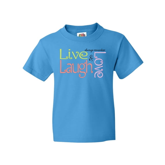 Inktastic Live, Laugh, Love Youth T-Shirt