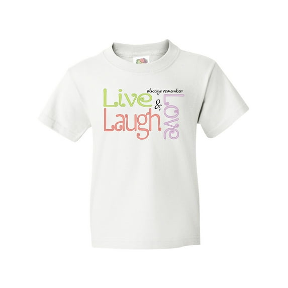 Inktastic Live, Laugh, Love Youth T-Shirt