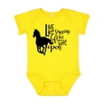 thumbnail image 1 of Inktastic Live Like Someone Left the Gate Open Horse Silhouette Boys or Girls Baby Bodysuit, 1 of 5