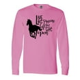 thumbnail image 1 of Inktastic Live Like Someone Left the Gate Open Horse Silhouette Long Sleeve T-Shirt, 1 of 5