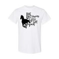 thumbnail image 1 of Inktastic Live Like Someone Left the Gate Open Horse Silhouette T-Shirt, 1 of 5