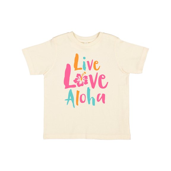Inktastic Live Love Aloha Boys or Girls Toddler T-Shirt