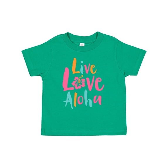 Inktastic Live Love Aloha Boys or Girls Toddler T-Shirt
