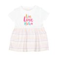 thumbnail image 1 of Inktastic Live Love Aloha Girls Baby Dress, 1 of 5