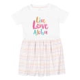 thumbnail image 1 of Inktastic Live Love Aloha Girls Toddler Dress, 1 of 5