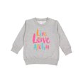 thumbnail image 1 of Inktastic Live Love Aloha Toddler Sweatshirt, 1 of 4