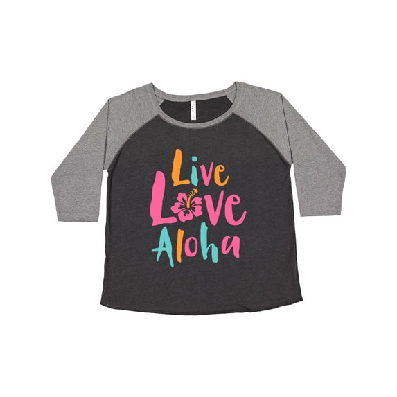 Inktastic Live Love Aloha Women's Plus Size T-Shirt