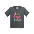 thumbnail image 1 of Inktastic Live Love Aloha Youth T-Shirt, 1 of 5