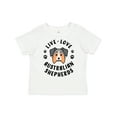 thumbnail image 1 of Inktastic Live Love Australian Shepherds Boys or Girls Toddler T-Shirt, 1 of 5