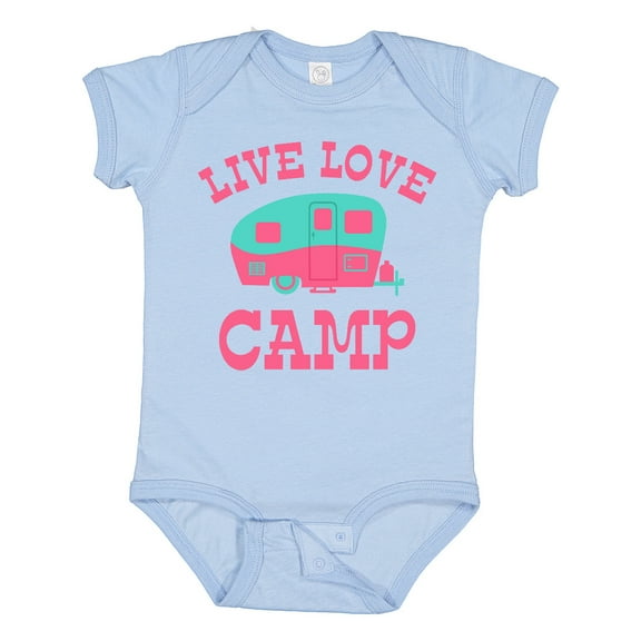 Inktastic Live Love Camp Rv Girls Baby Bodysuit