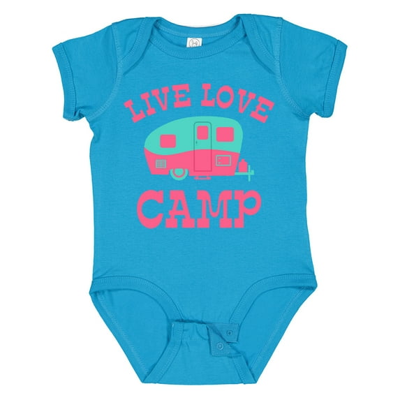 Inktastic Live Love Camp Rv Girls Baby Bodysuit