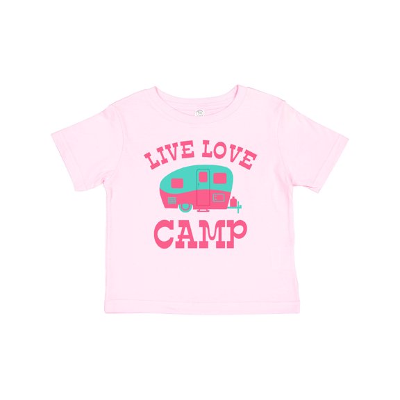 Inktastic Live Love Camp RV Girls Baby T-Shirt
