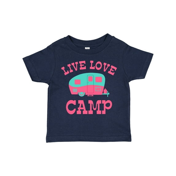 Inktastic Live Love Camp Rv Girls Toddler T-Shirt