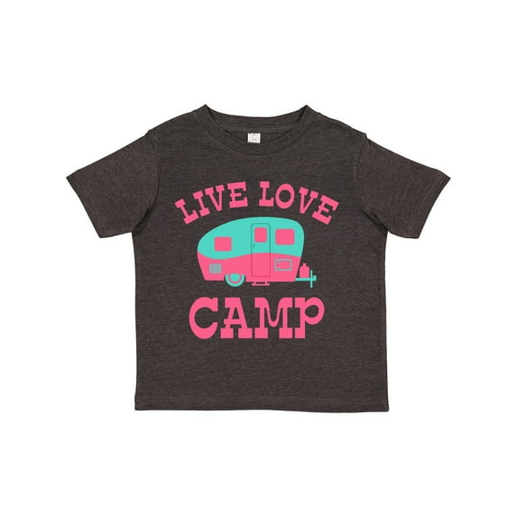 Inktastic Live Love Camp Rv Girls Toddler T-Shirt