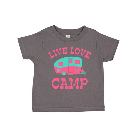 Inktastic Live Love Camp Rv Girls Toddler T-Shirt