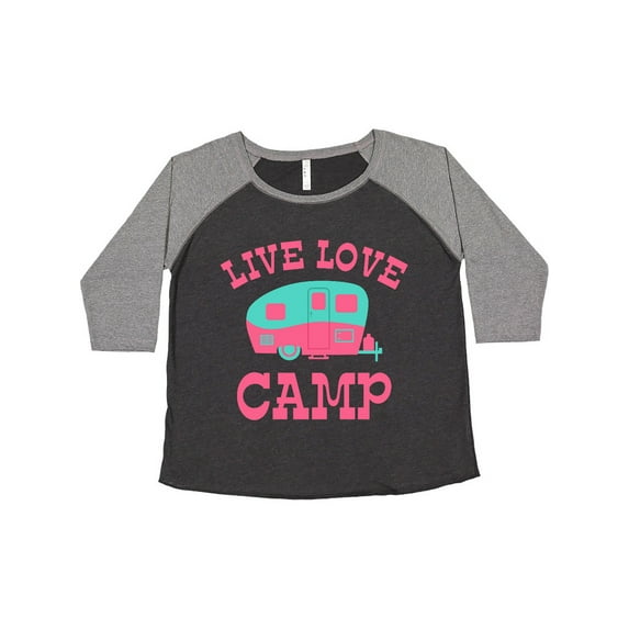 Inktastic Live Love Camp RV Women's Plus Size T-Shirt
