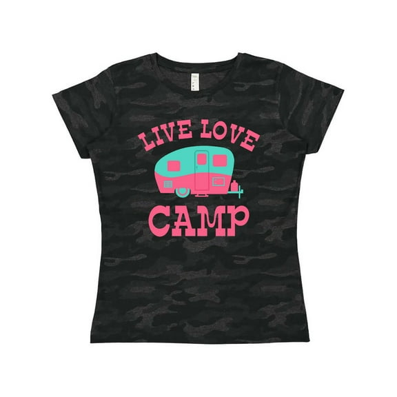 Inktastic Live Love Camp RV Women's T-Shirt