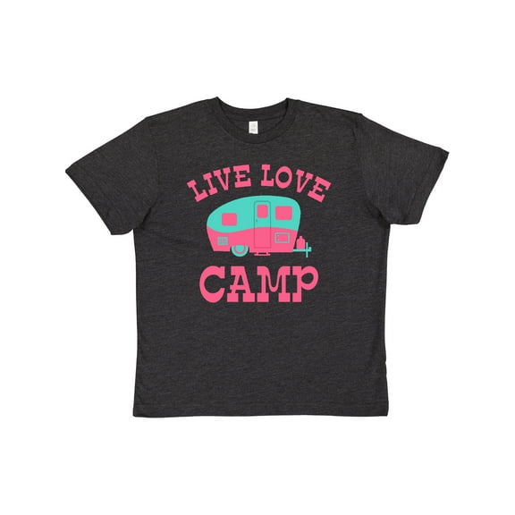 Inktastic Live Love Camp RV Youth T-Shirt