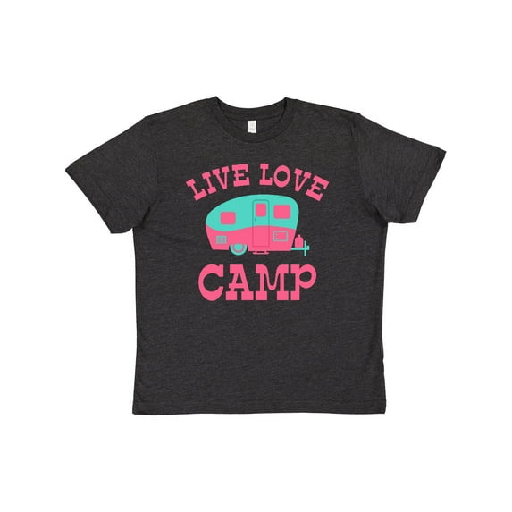 Inktastic Live Love Camp RV Youth T-Shirt
