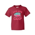 thumbnail image 1 of Inktastic Live Love Camp RV Youth T-Shirt, 1 of 5