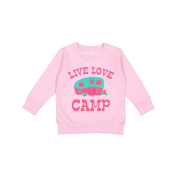 Inktastic Live Love Camp Rv Toddler Sweatshirt