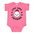 thumbnail image 1 of Inktastic Live Love Chickens Boys or Girls Baby Bodysuit, 1 of 5